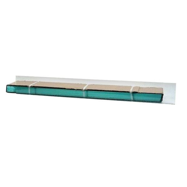 TAFCO WINDOWS 35 in. x 4 in. Jalousie Slats of Glass with Clear Polished Edges 5/CA-DISCONTINUED