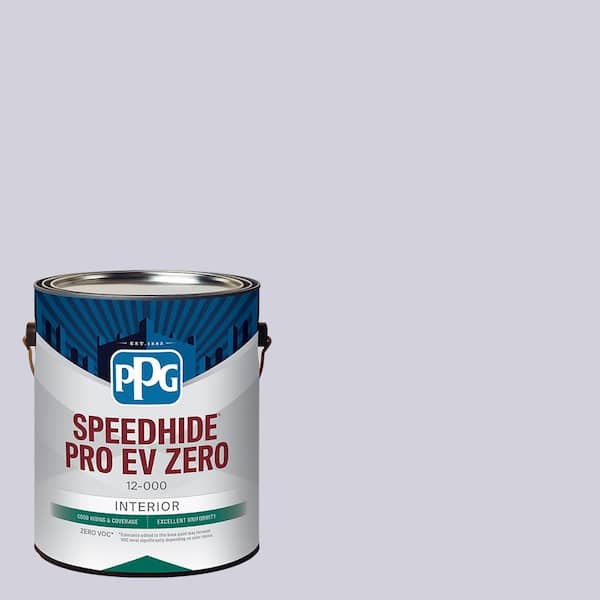 SPEEDHIDE Pro-EV Zero 1 gal. PPG1173-3 Frosted Lilac Flat Interior Paint