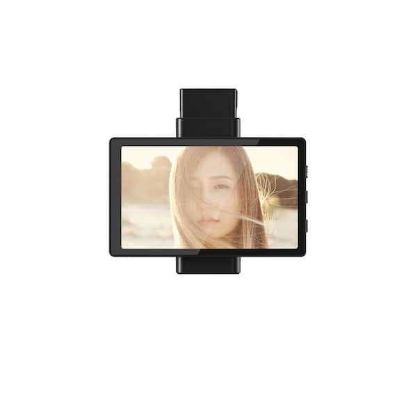 4K 30 FPS Wired Recording Magnetic Phone Holder Clip Mount, Using Phone Rear Camera for Selfie Vlog Live Stream TikTok