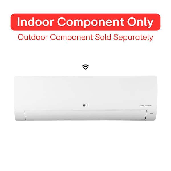 Indoor Unit 18,000 BTU 21 SEER2 Wi-Fi 1-Zone Ductless Mini Split Heat Pump Air Conditioner 208-230V