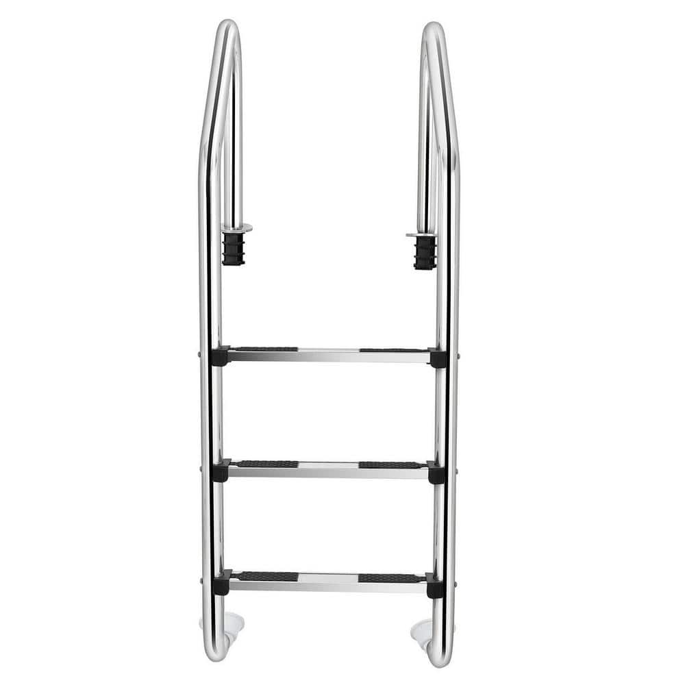 ANGELES HOME Stainless Steel Swimming Pool Ladder 3-Step for In Ground ...