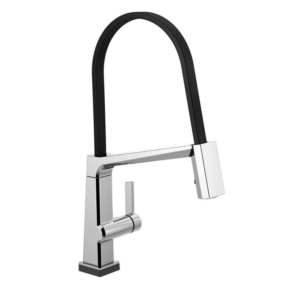 Pivotal Pull Down Touch Single Handle Kitchen Faucet -  Delta, 9693T-DST