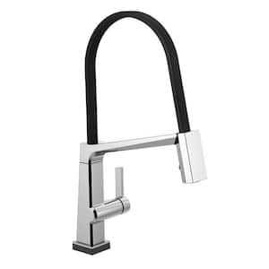 Pivotal Single-Handle Pull-Down Sprayer Kitchen Faucet with Touch2O Technology and MagnaTite Docking in Chrome