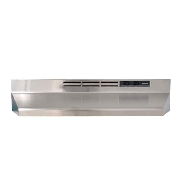 BUEZ130SS Broan® 30-Inch Ductless Under-Cabinet Range Hood w/ Easy Install  System, Stainless Steel