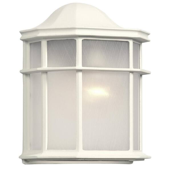 Filament Design Negron 1-Light White Outdoor Sconce