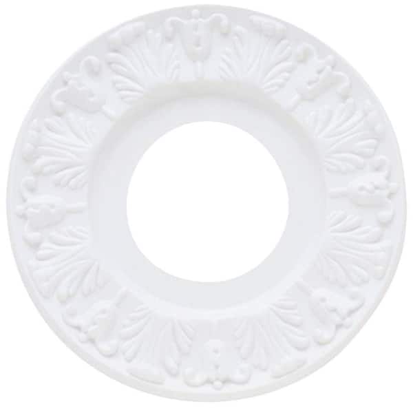 Westinghouse 10 in. Victorian White Finish Ceiling Medallion