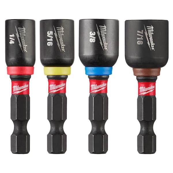 mmllveve　4株セット Milwaukee SHOCKWAVE Impact Duty 1-7/8 in. Alloy Steel Magnetic Nut