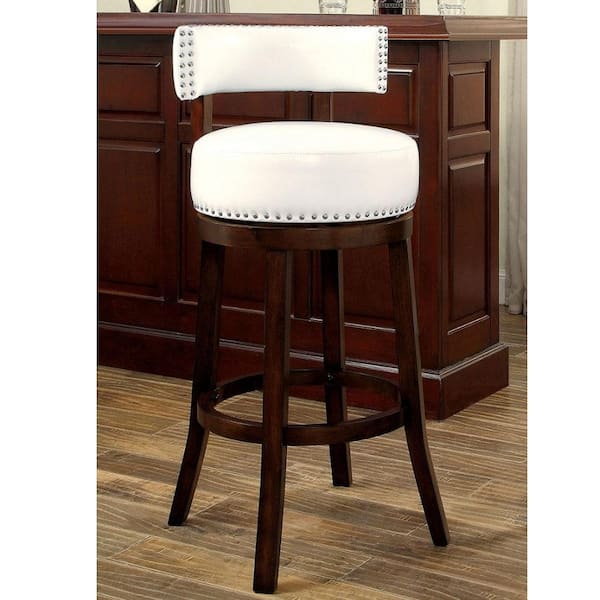 Shirley 30 in. Dark Oak and White Contemporary Style Bar (2-Pack)