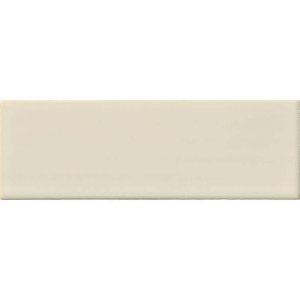 MSI Take Home Tile Sample - Antique 4 in. x 4 in. Glazed Ceramic White ...