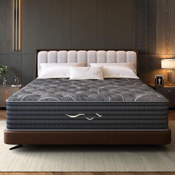 QUEEN Firm Hybrid Gel Memory Foam 14 in. Plush Tight Top Cashmere and Support Mattress