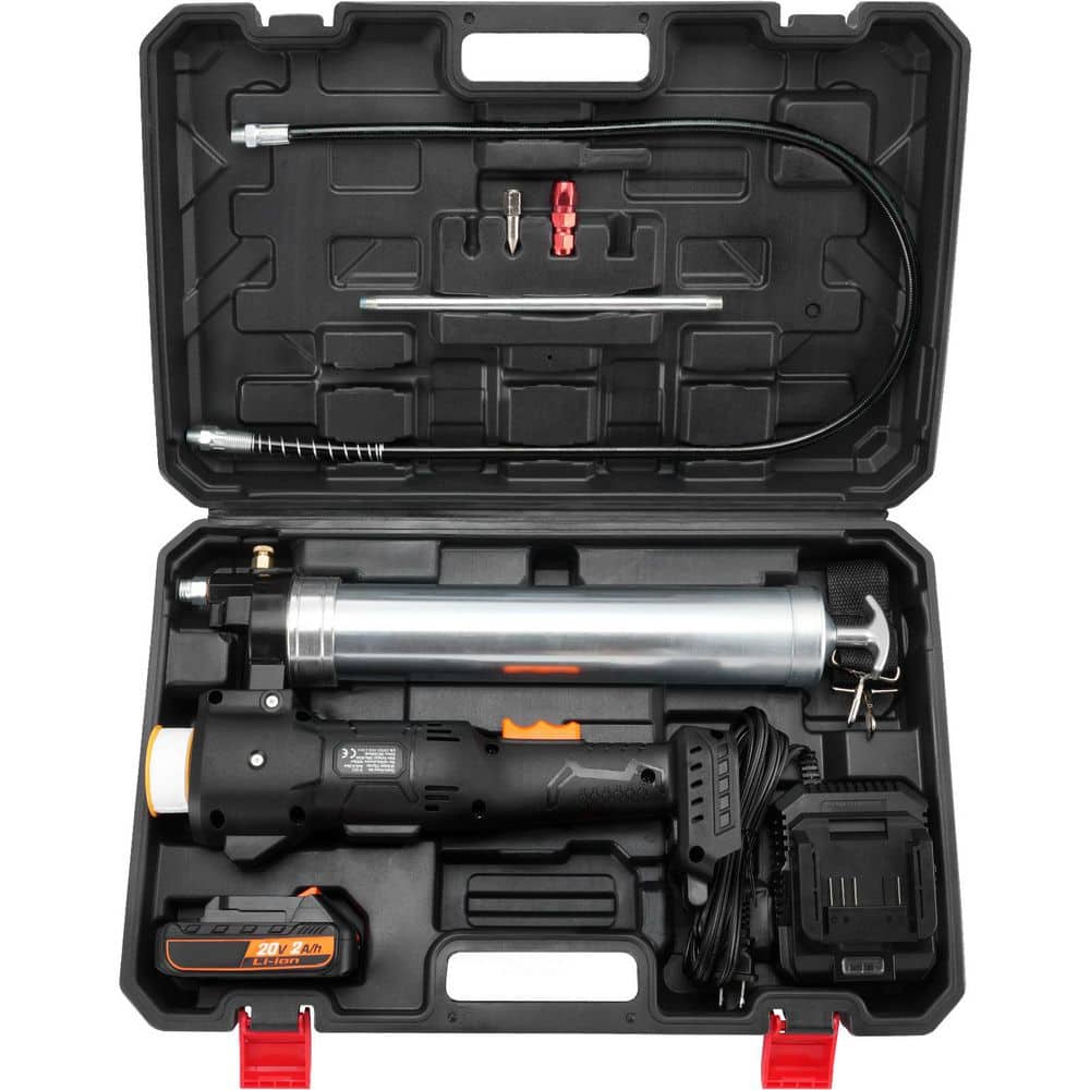 20-Volt 10,000 PSI 39in. Long Hose Cordless Grease Gun, Electric Grease Gun Kit High Pressure Battery Powered Grease Gun price history on PriceWatchPro