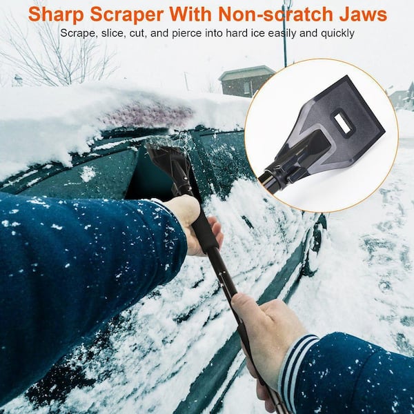 Snow Shovel For Car Snow Removal, Multi-Functional Snow Remover