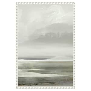 Lakes No2 by Dan Hobday 1-Piece Floater Frame Giclee Abstract Canvas Art Print 23 in. x 16 in.