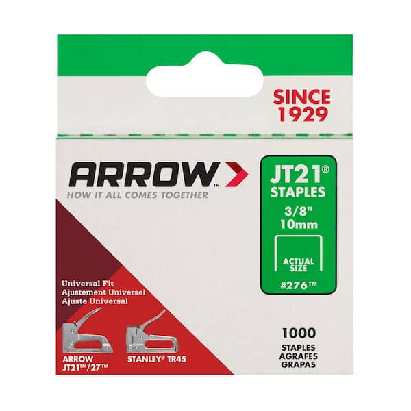 Arrow Fastener Jt21 Type Staples Item # 276 for sale online 
