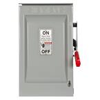 Heavy Duty 60 Amp 240-Volt 2-Pole Outdoor Fusible Safety Switch with Neutral