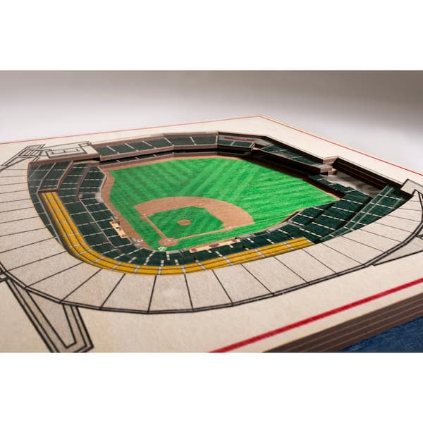 YouTheFan MLB St. Louis Cardinals 25 Layer Stadiumviews 3D Wooden