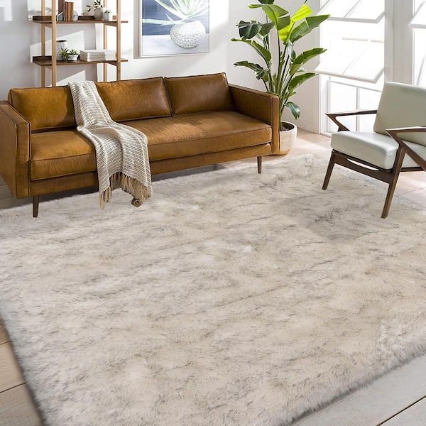 7 x 9 ft Grey White Living Room Wool Area Rug Hand Tufted Soft Carpet –  MystiqueDecors By AK