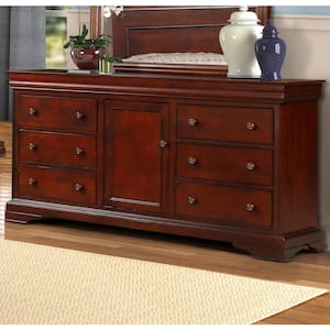 New Classic Furniture Versailles Bordeaux 6-drawer 67 in. Dresser