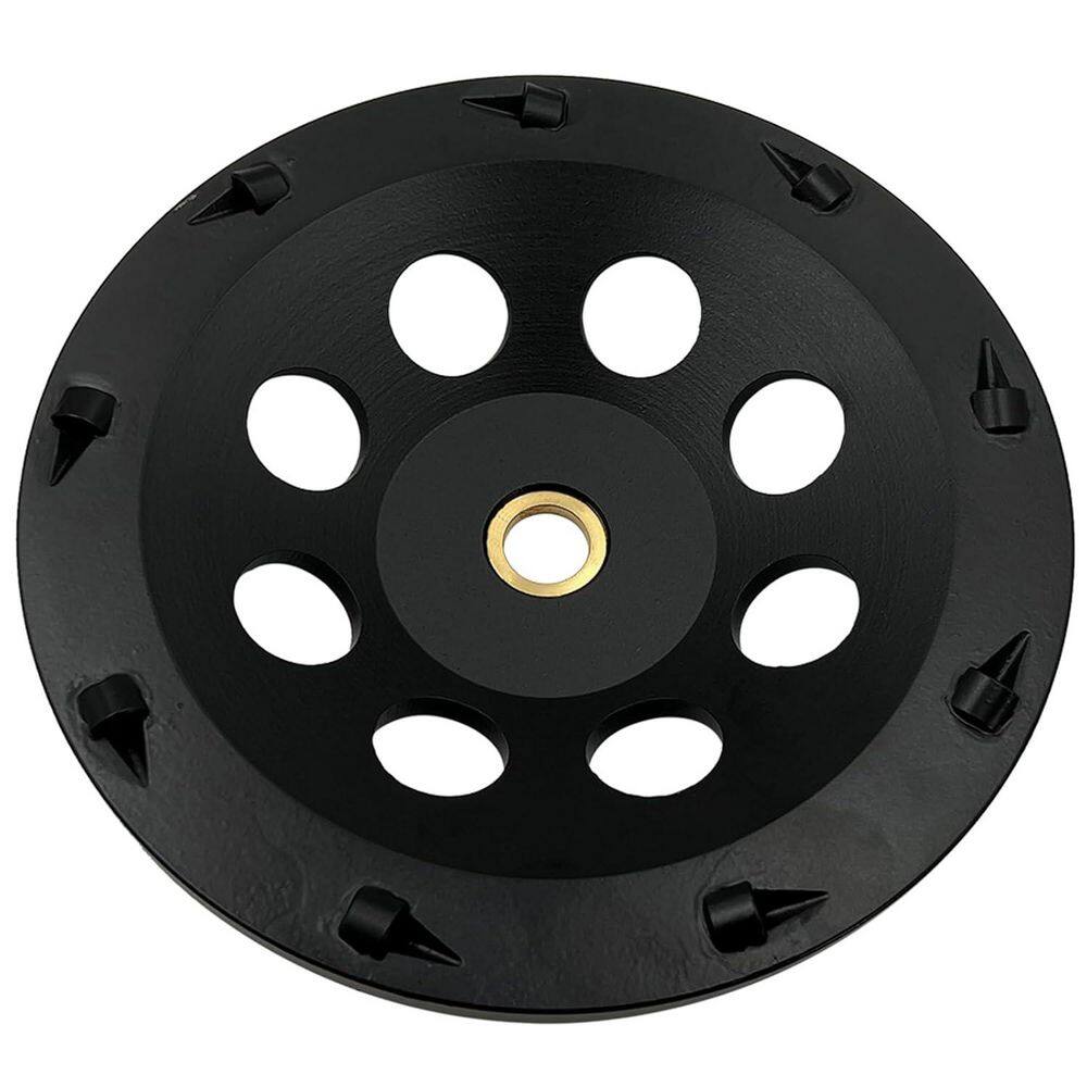 7 in. PCD Grinding Wheel, 9 Quarter Round PCD Segments, 7/8 in.-5/8 in. Non-Threaded Arbor price history on PriceWatchPro