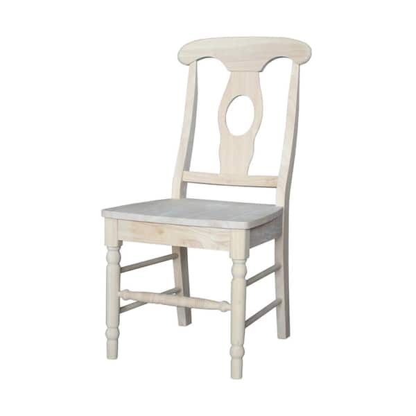 International Concepts Empire Unfinished Solid Wood Chairs (Set of 2)