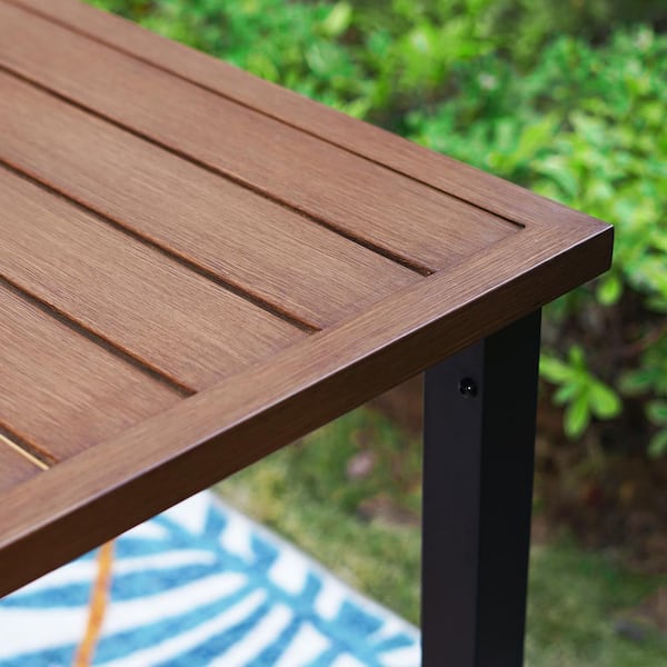 Outdoor 'Hudson' White Oak Dining Table // Beveled Edge, 52 OFF