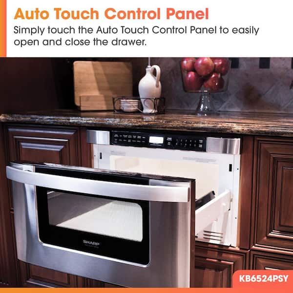 Sharp 24 in. 1.2 cu. ft. Built-in Microwave Drawer with Auto-Touch