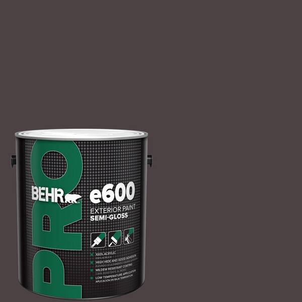 BEHR PRO 1 gal. #HDC-AC-26 Sarsaparilla Semi-Gloss Exterior Paint