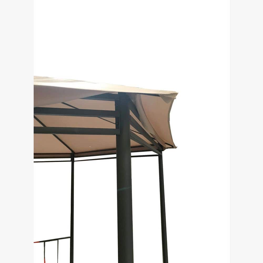 Beige Whisper 12' x 12' Double-Tiered Gazebo Canopy Replacement