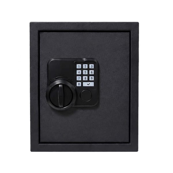 0.65 cu. ft. Home and Office Drop Safe with Electronic Digital Keypad Lock Access in Matte Black