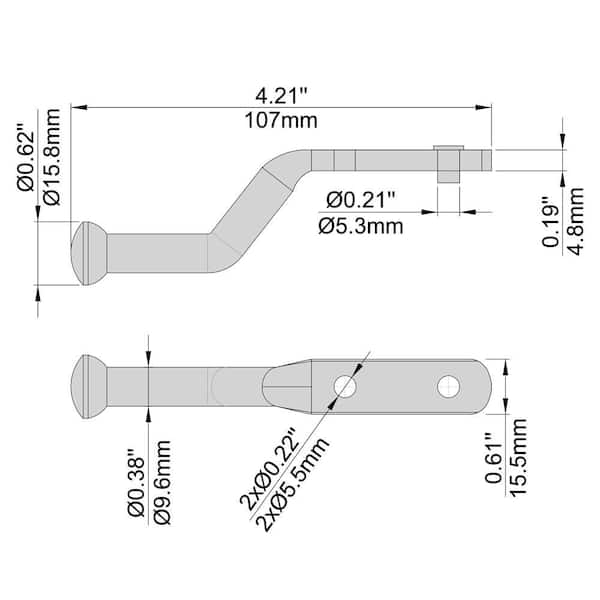 Everbilt Black Decorative Gate Hinge And Latch Set Shelly Lighting