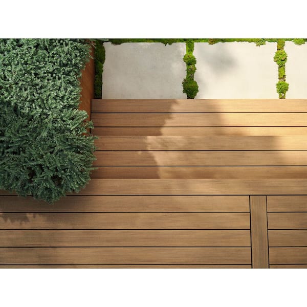 AZEK Composite Prime+ 1/2 in. x 8 in. x 12 ft. Square Coconut Husk