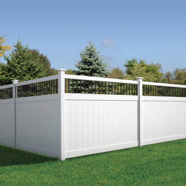 Veranda Pro Series 6x6 Woodbridge Baluster Top Vinyl Fence Panel