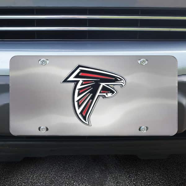 FANMATS 6 in. x 12 in. NFL Atlanta Falcons Stainless Steel Die Cast License  Plate 24534 - The Home Depot