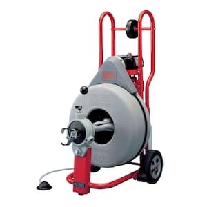 Cypress Shop Drain Cleaner Machine Drain Augers Cleaning Equipment Professional Industrial Quality Electric Portable Sewage Drain Pipe Cleaner Heavy Duty Light Weight For Sinks Showers Floor Drains 