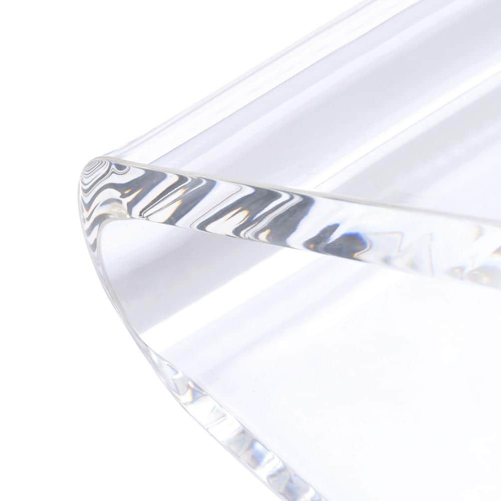 Clear Acrylic Z-Shaped Modern Side Chair