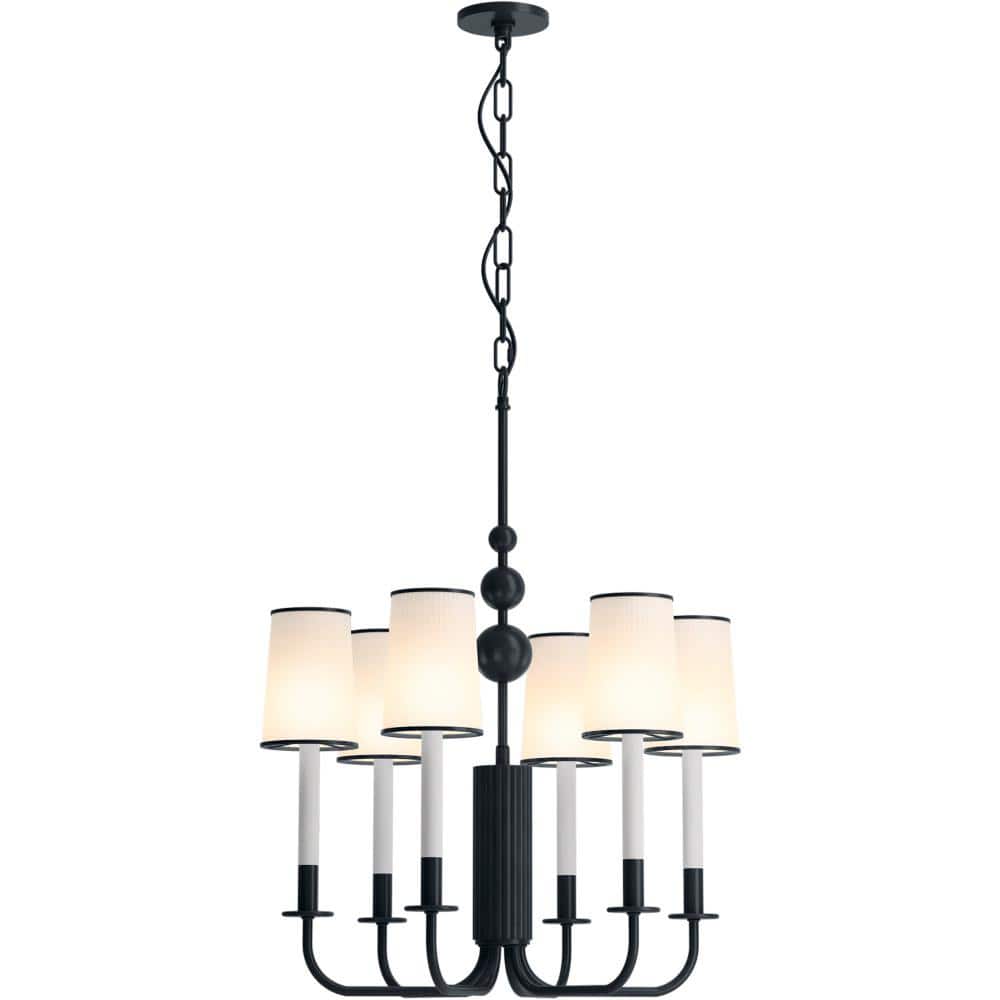 KOHLER Tresdoux 6-Light Gunmetal Chandelier
