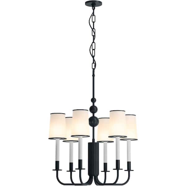 KOHLER Tresdoux 6-Light Gunmetal Chandelier