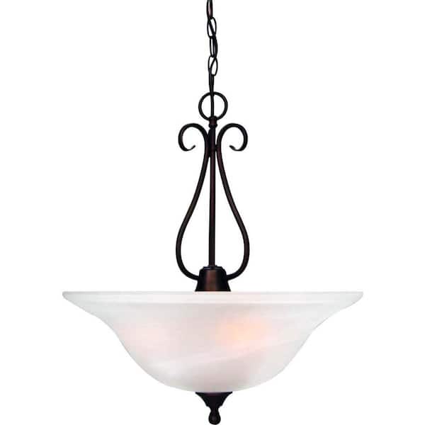 Volume Lighting Minster 3-Light Antique Bronze Interior Pendant