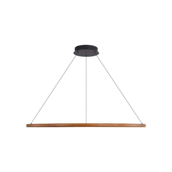 Veritas 1 light dimmable integrated LED Driftwood Chandelier for Bedroom, Dining, Foyer, Hall, Kitchen, Living