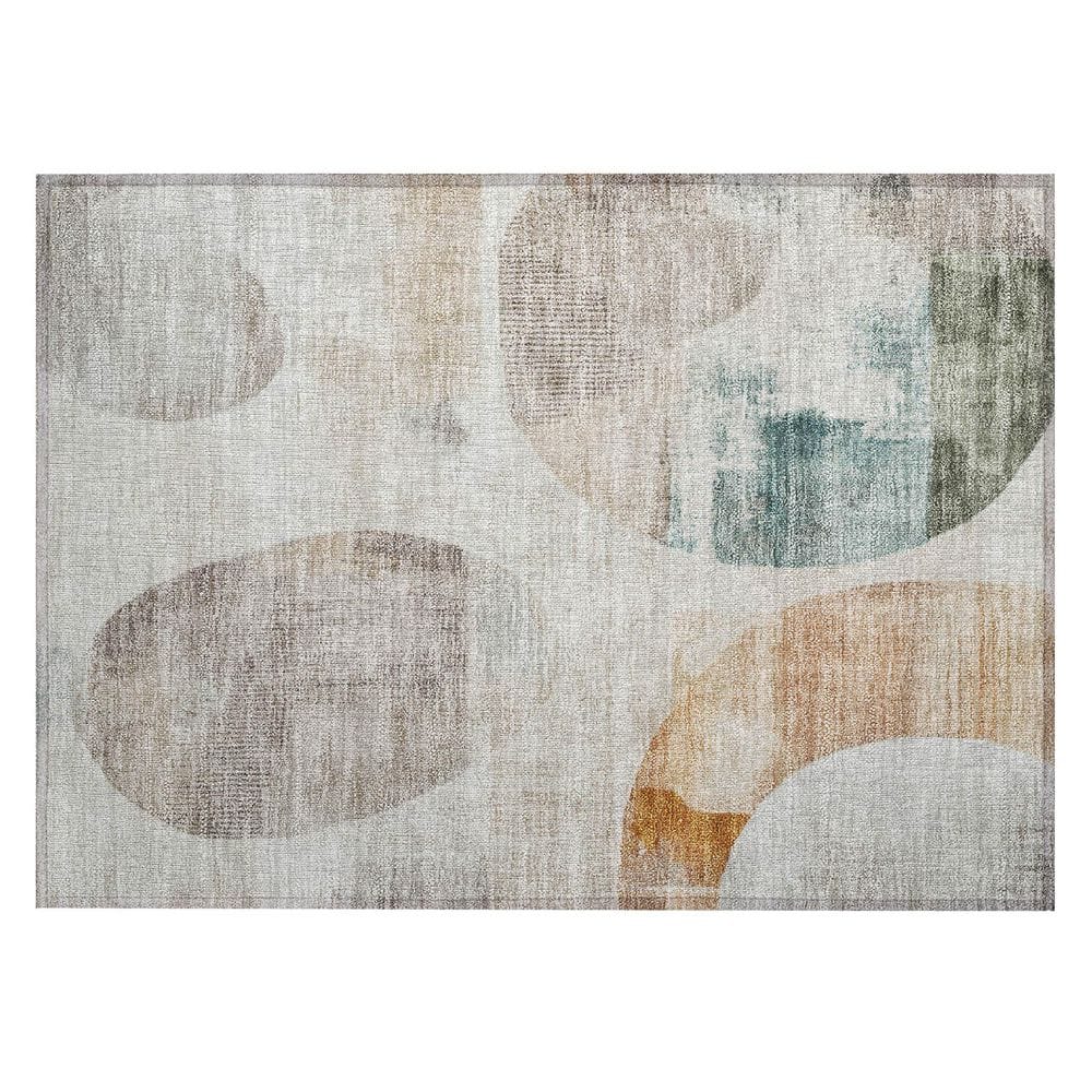 Chantille Machine Washable Indoor/Outdoor Abstract ACN2815 Ivory 3 ft. x 4 ft. Area Rug price history on PriceWatchPro