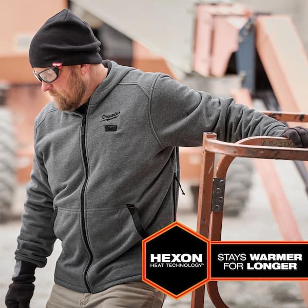 Milwaukee Men's Medium M12 12-Volt Lithium Ion Cordless Red Heated