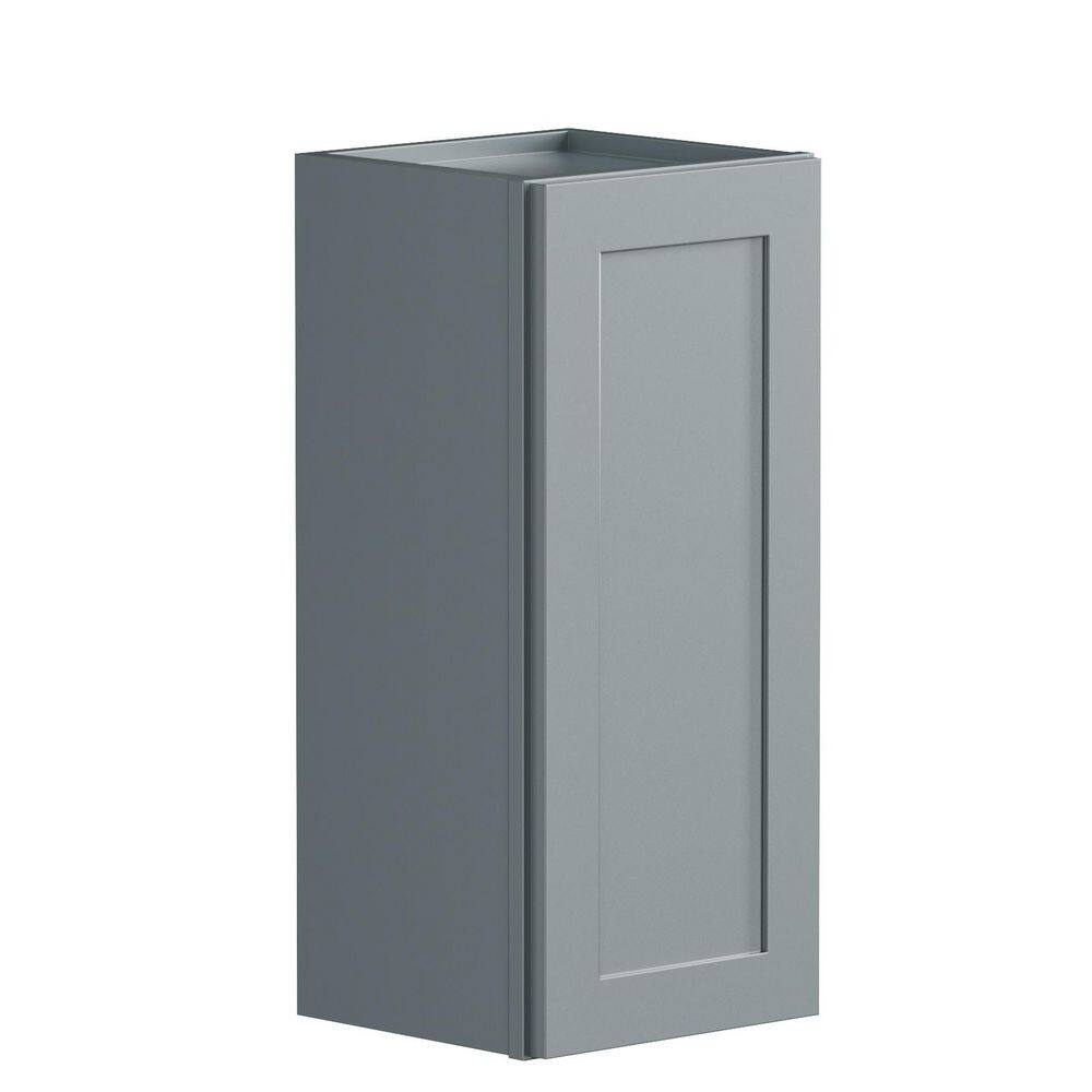 21-inch W x 12-inch D x 42-inch H Plywood Ready to Assemble Wall Kitchen Cabinet in Gray with 2-Adjustable Shelves price history on PriceWatchPro