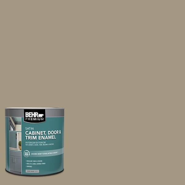 BEHR PREMIUM 1 qt. #N330-5 Livingston Satin Enamel Interior/Exterior Cabinet, Door & Trim Paint