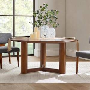 Ashcroft Furniture Co Kasumi 53.1 in. Japandi Style Solid Wood 4