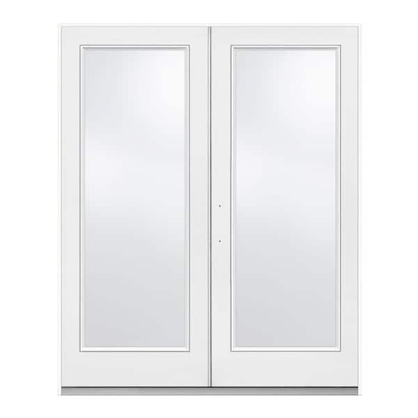 JELD-WEN 72 in. x 80 in. Primed Steel Right-Hand Inswing Full Lite ...