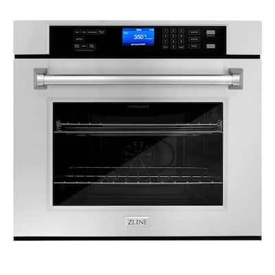 30" Single Professional Electric Wall Oven with Self-Cleaning in Stainless Steel