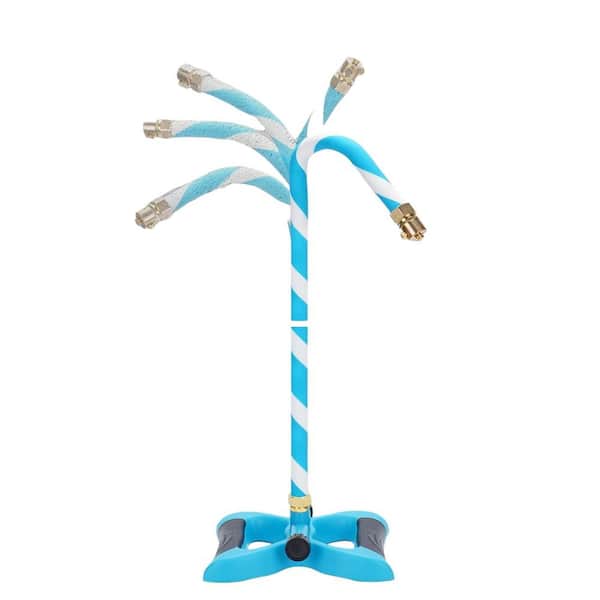 Misopily 2.27 ft. Portable Misting Cooling System with 3 Spray Nozzles, Flexible & Adjustable Mister for Outdoor Patio Cooling