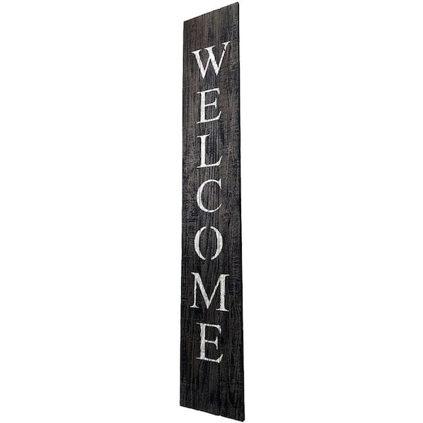 Victoria Welcome Wood Decorative Sign