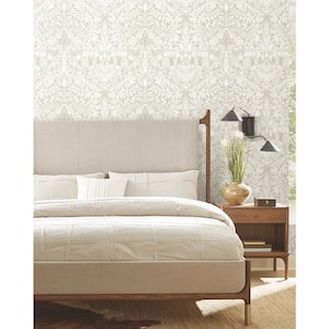 Lockwood Damask Unpasted Wallpaper (Covers 60.75 sq. ft.)
