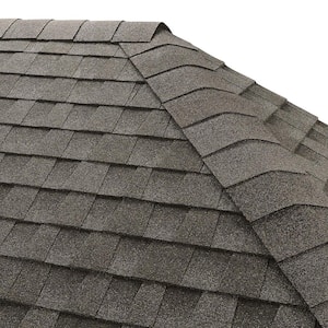 Seal-A-Ridge Pewter Gray Hip and Ridge Cap Roofing Shingles (25 linear ft. per Bundle)